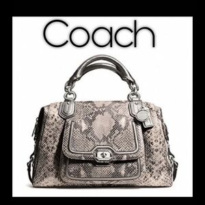 Coach Campbell Purse Exotic Leather